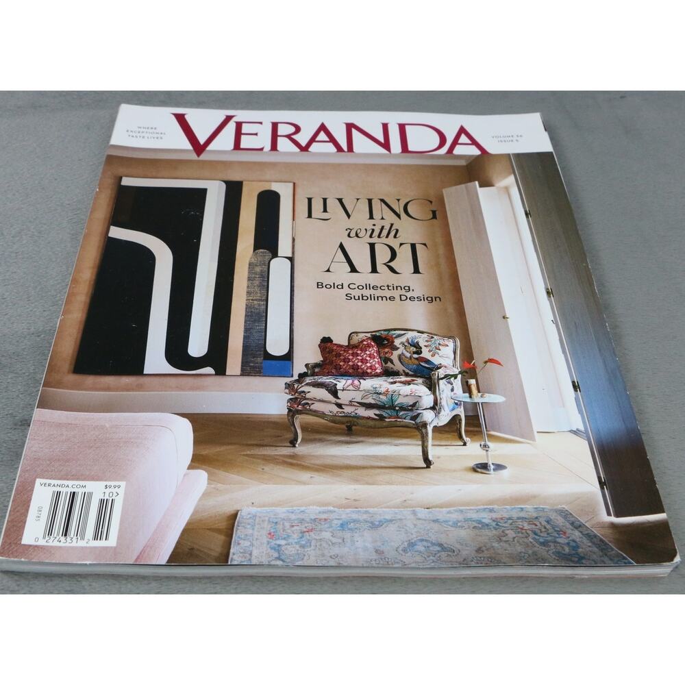 Veranda Magazine Sept Oct 2022 Living With Art Interior Design Home Decor Issue